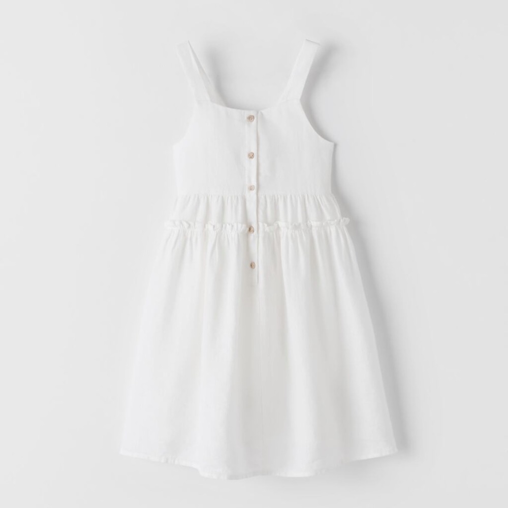 Linen Sundress for Girls midi dress